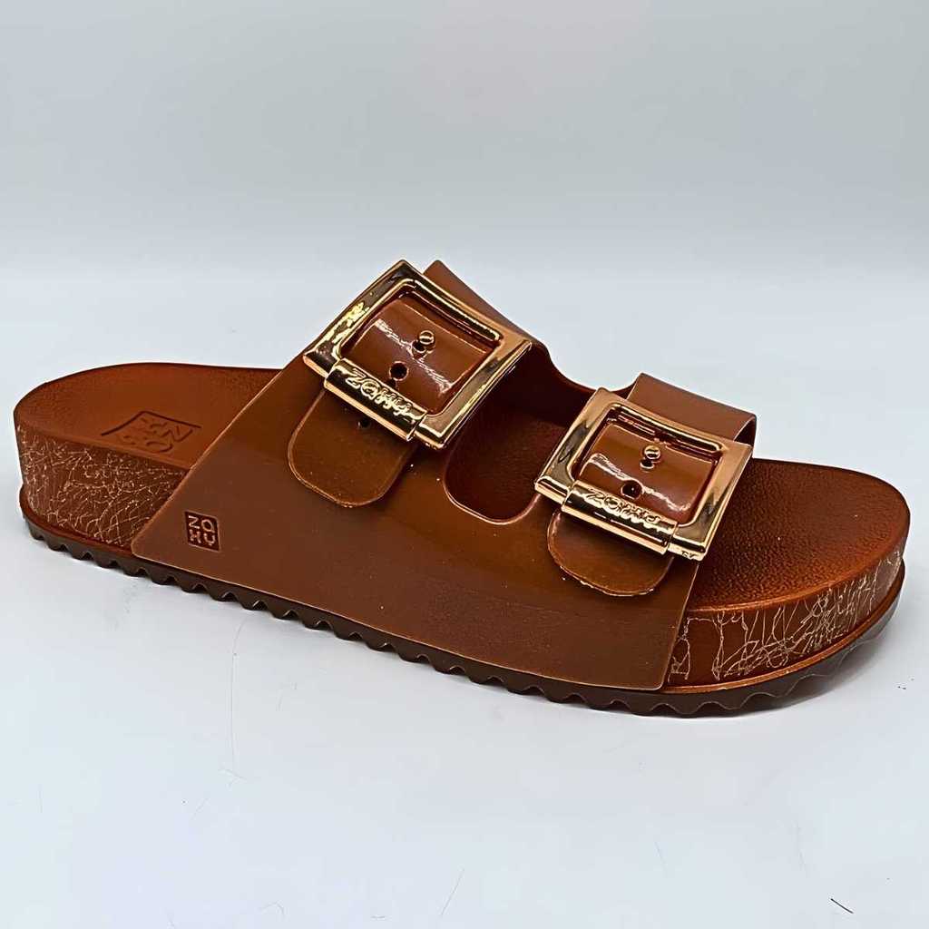 Chinelo Feminino Zaxy Slide Partner Iii Fivela Estilo Conforto Leve 18063