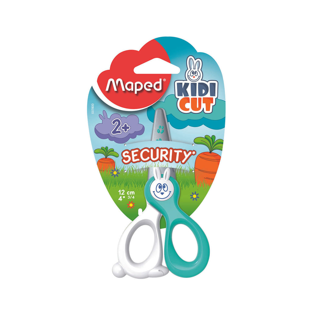 Tesoura Escolar Maped Kidicut Security com Ponta Redonda 12cm em Oferta na Shopee