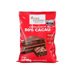 Chocolate em Pó 50% 1,01kg - Leke em Oferta na Shopee