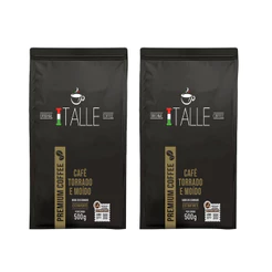 Café Torrado E Moído Extraforte 1kg Kit 2