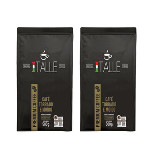 Café Torrado E Moído Extraforte 1kg Kit 2