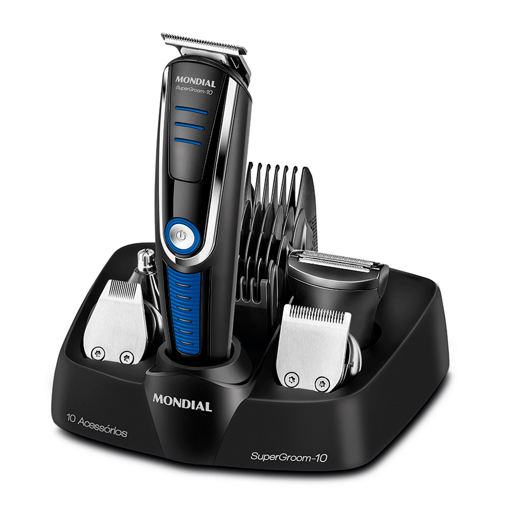 Aparador de Pelos Mondial Super Groom 10 BG-03 Bivolt