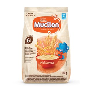 Cereal Infantil Mucilon Multicereais 180g em Oferta na Shopee