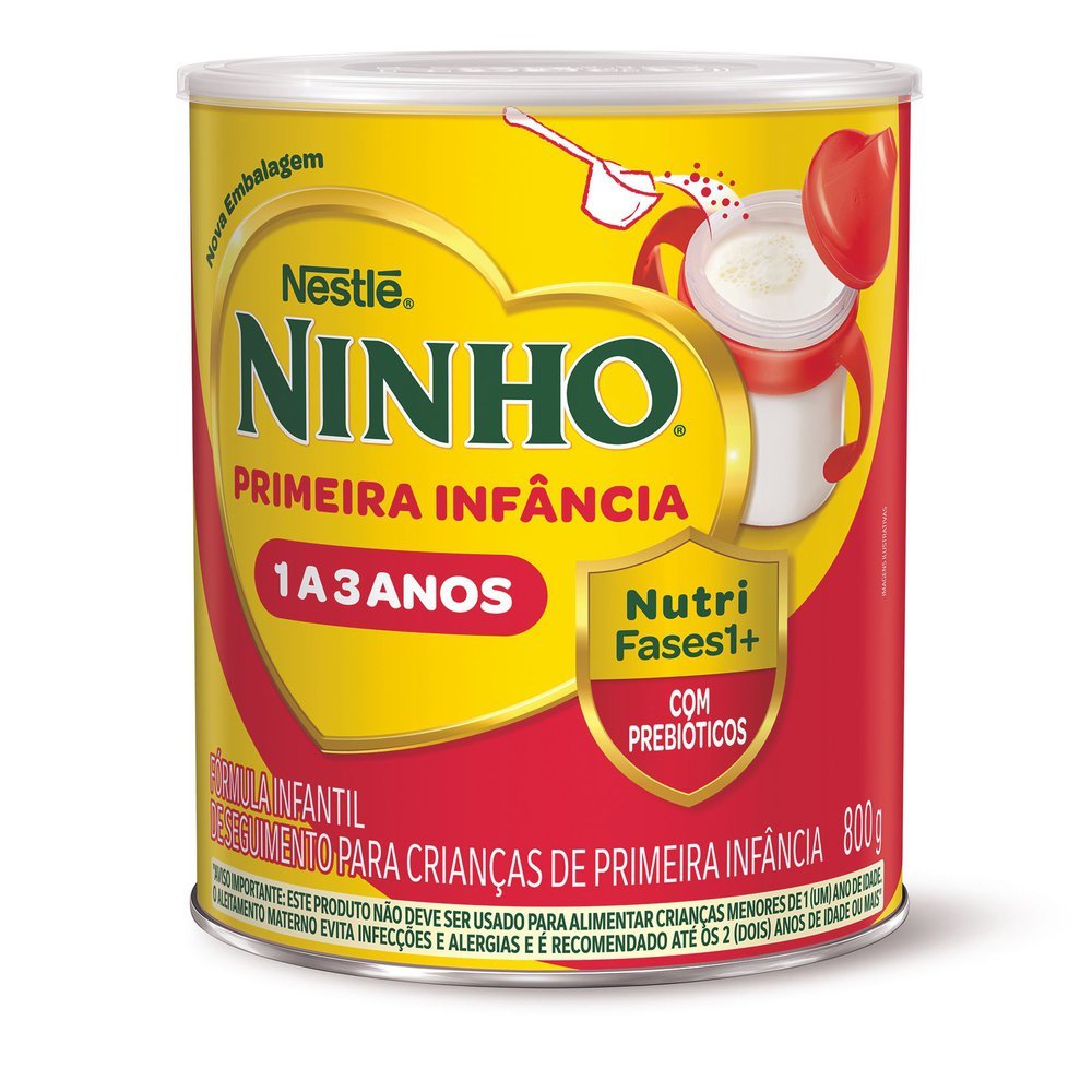 Ninho Fases 1+ Fórmula Infantil Primeira Infância de 1 a 3 anos 800g em Oferta na Shopee