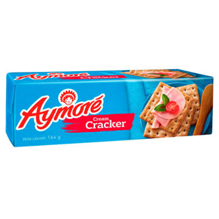 Biscoito Aymoré Cream Cracker 164g em Oferta na Shopee
