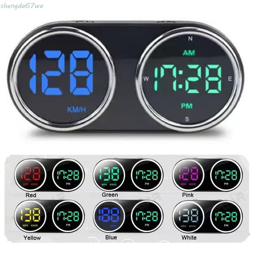 SHENGDA HUD Car Head Up Display , Relógio Digital Plug & Play GPS Velocímetro , Universal