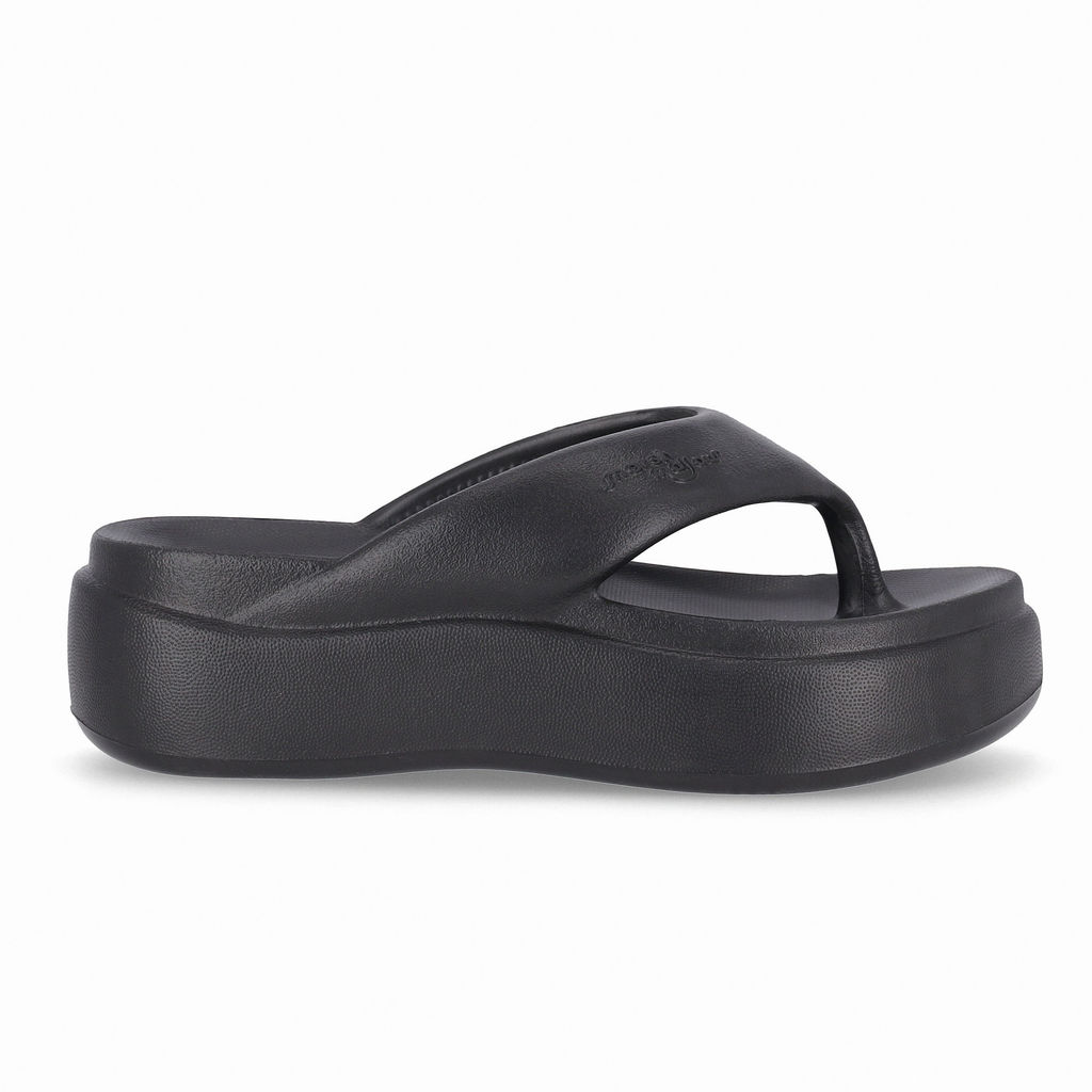 Chinelo Marshmallow Flatform Preto em Oferta na Shopee