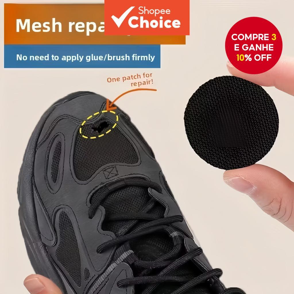 6 peças de patches para sapatos com furos - Protetores de dobra 3 tamanhos kit de reparo de sapatos protetor de