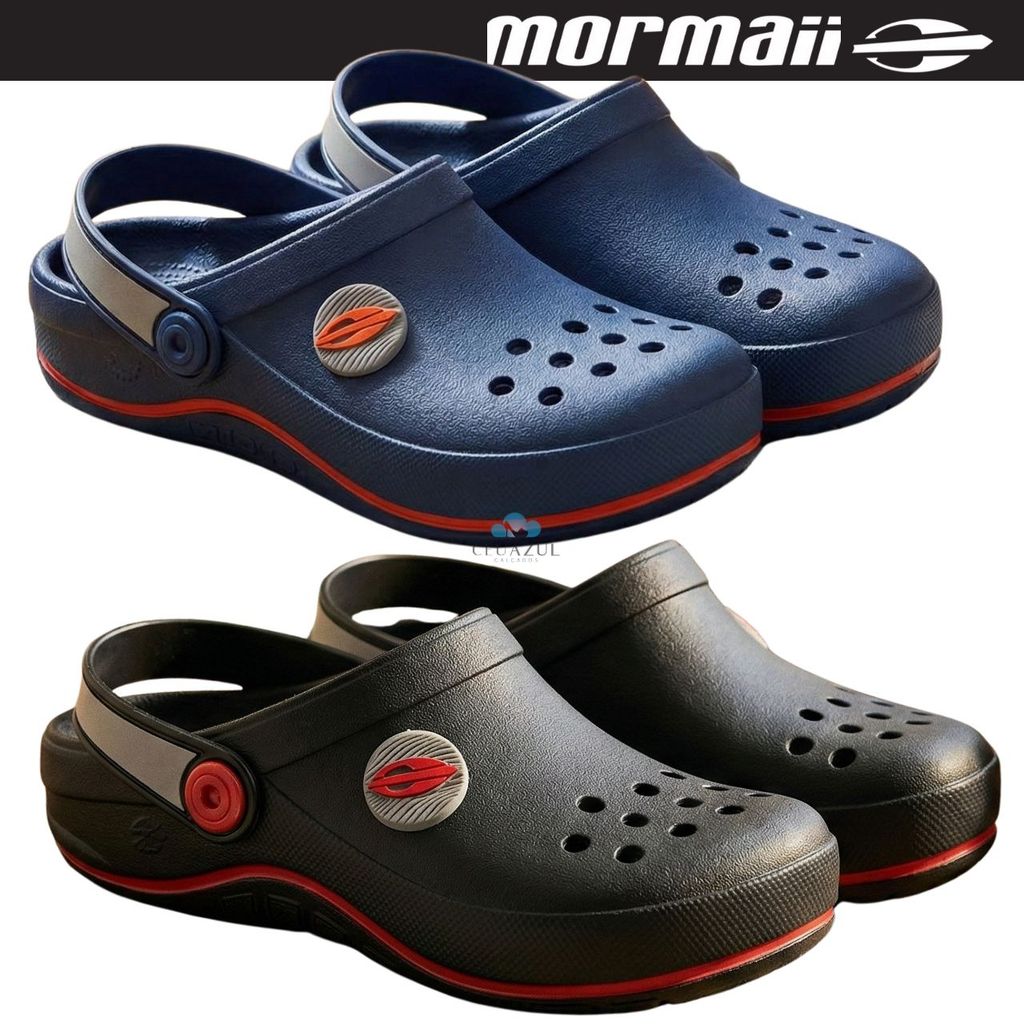 Sandália Babuche Mormaii Masculina Infantil Clog Conforto Original em Oferta na Shopee