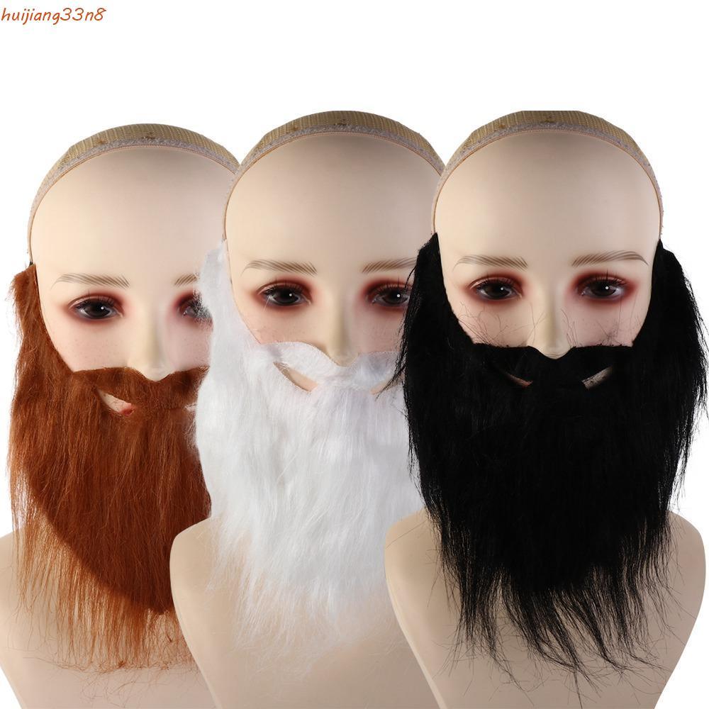 HUIJIANG Barba Falsa Realista , Artificial , Bigode Falso De Halloween 30cm Simulado