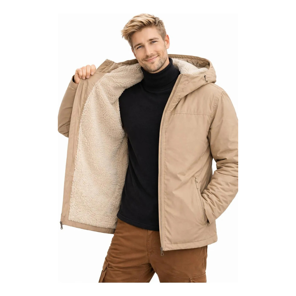 Corta Vento Casaco Neve Norte Polar Peluciada jaqueta bobojaco forrado blusa peluciada térmica