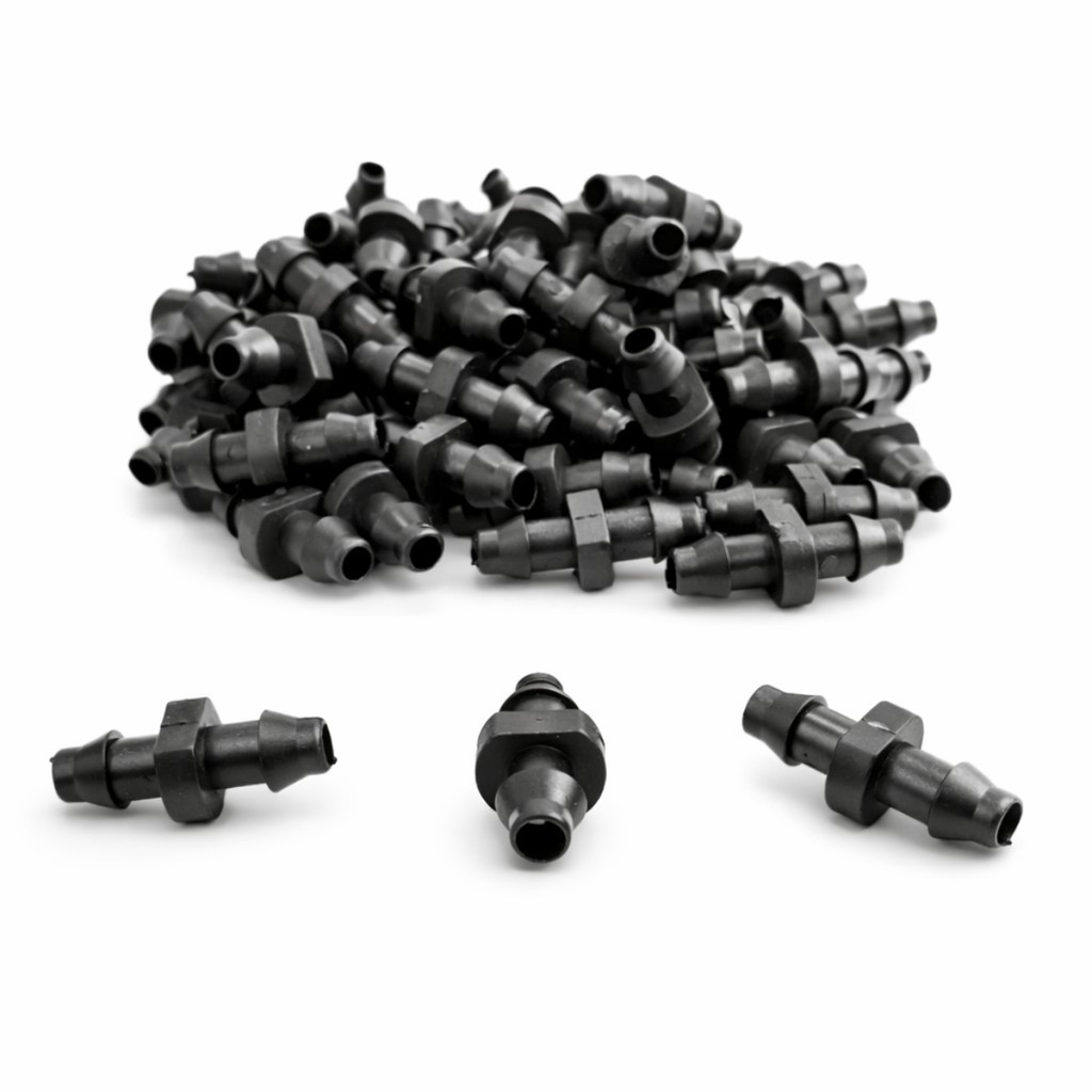 Kit 30 Conector Micro Tubo Mangueira 4mm a 5mm Irrigação - Ideal para Gotejamento e Micro Irrigação em Oferta na Shopee
