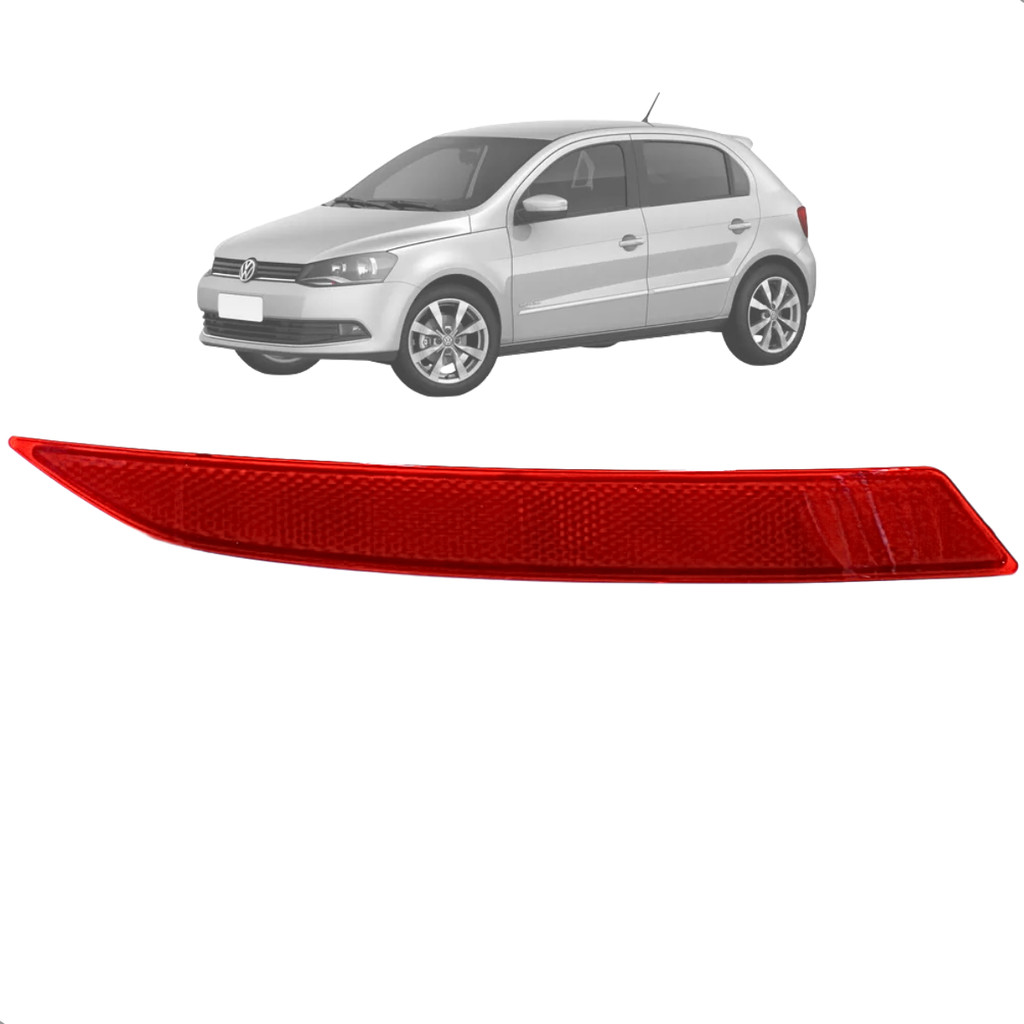 Refletor Parachoque Traseiro Gol G6 2012 2013 2014 2015 2016