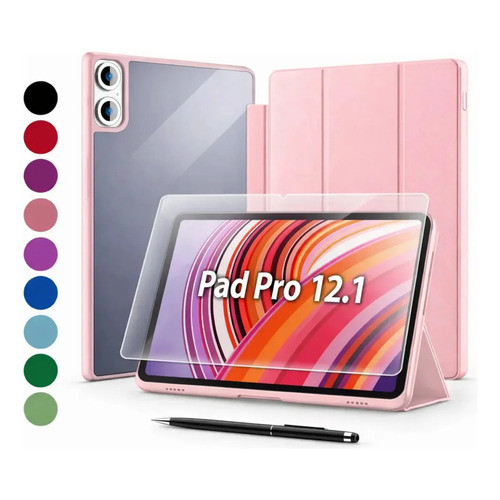 Kit Capa Smart + Película Vidro + Caneta Touch Para Pad Pro 12.1