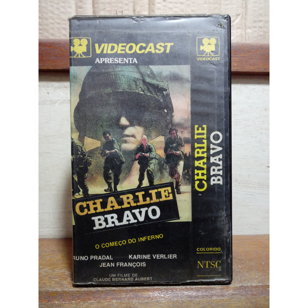 Vhs Charlie Bravo O Começo Do Inferno - Karine Verlier - Jean Fr