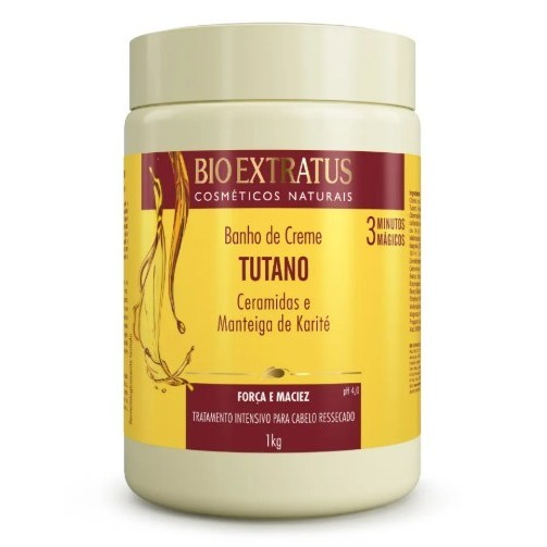 Creme Tratamento Capilar Bio Extratus Tutano Ceramidas Manteiga Karité 1Kg em Oferta na Shopee