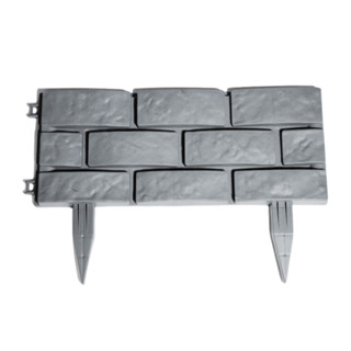 Cerquinha De Plástico p/ Jardim Cinza Decorativa Tijolinho em Oferta na Shopee