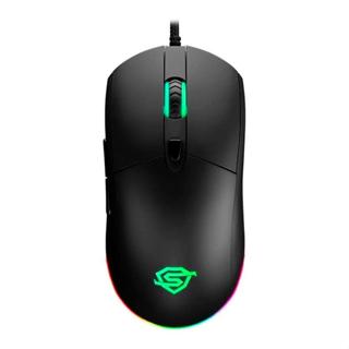 Mouse Gamer Solid Gear Steel Pro, RGB, 12000DPI, 6 Botoes, Preto, M-200-BK em Oferta na Shopee