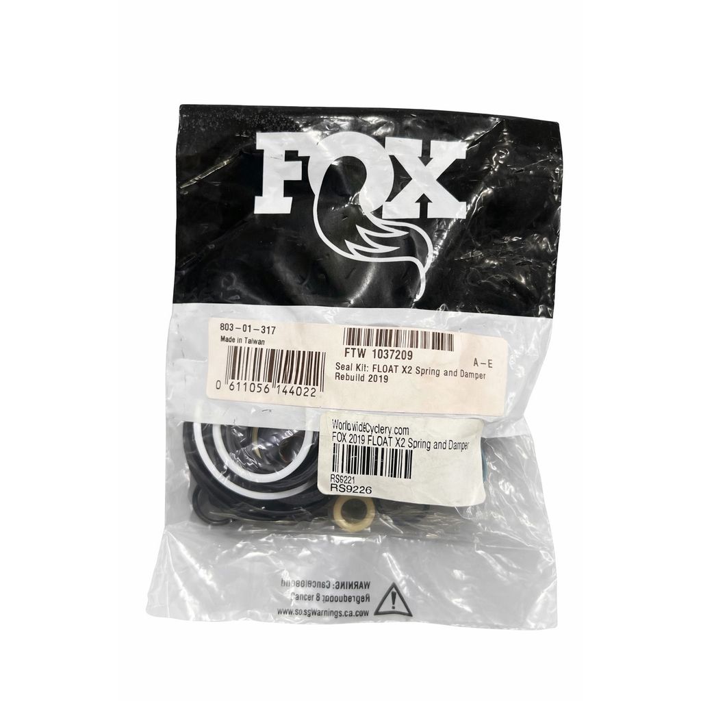 Kit de Reparo Fox 2019 Float X2 Spring And Damper Rebuild (803-01-317)