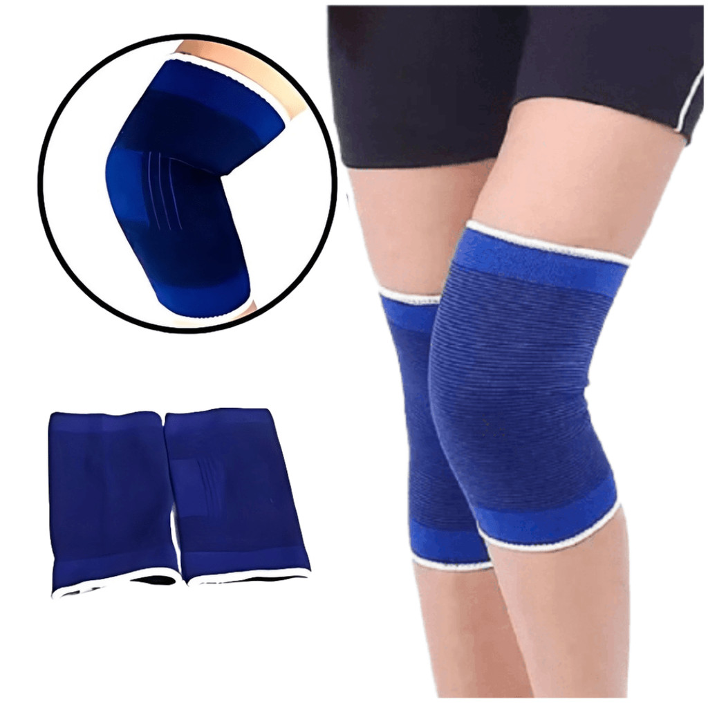 2 joelheiras de compressão ortopédica alívio joelho prevenção