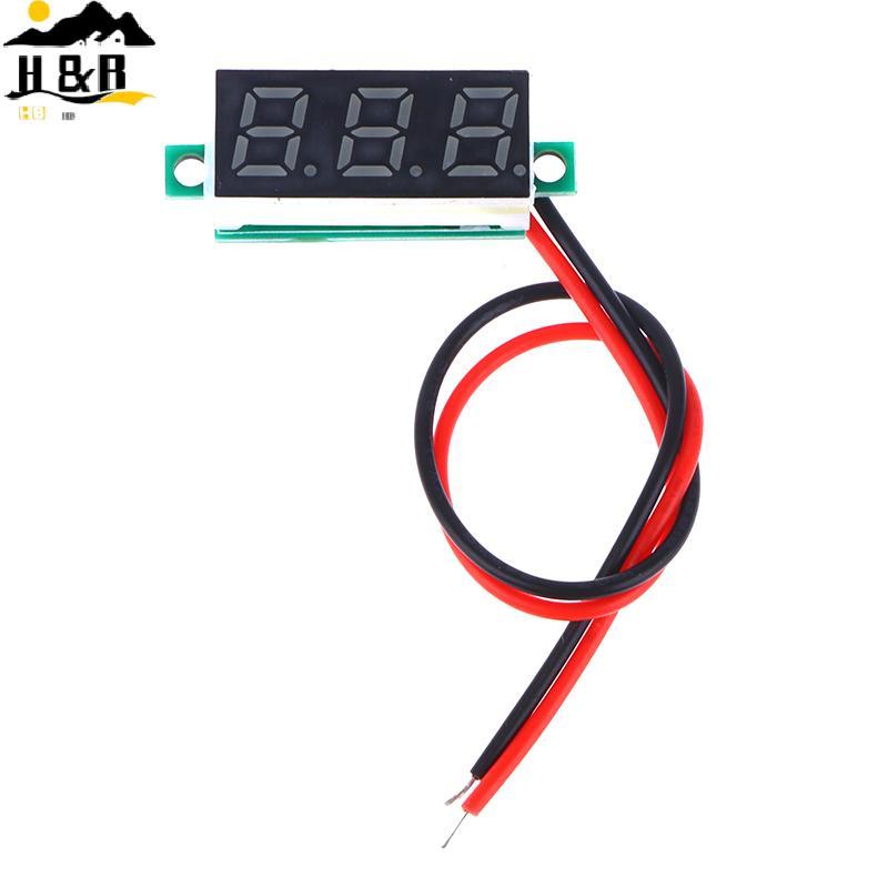 [H & B] Medidor De Tensão DC5-30V 0.28 Polegadas LED Voltímetro Digital Auto Car Mobile Power Voltage Tester Detector Ve