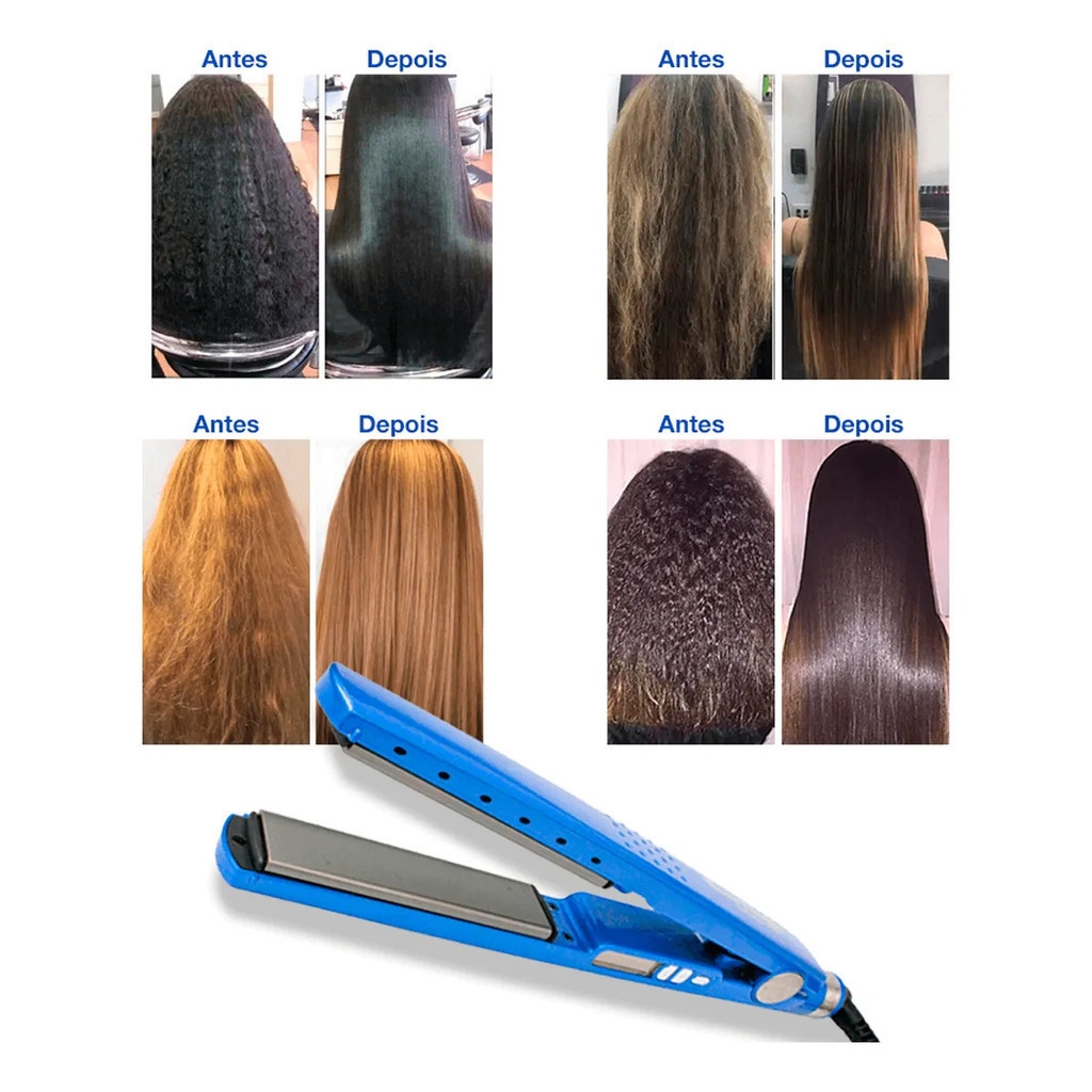 Chapinha Prancha Cabelo Digital Nano Titanium Bivolt 110V/220V 450F