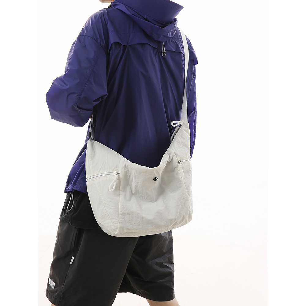 Japonês All-Match grande capacidade saco do mensageiro leve simples Multi-bolso bolinho saco lazer esportes Commuter S