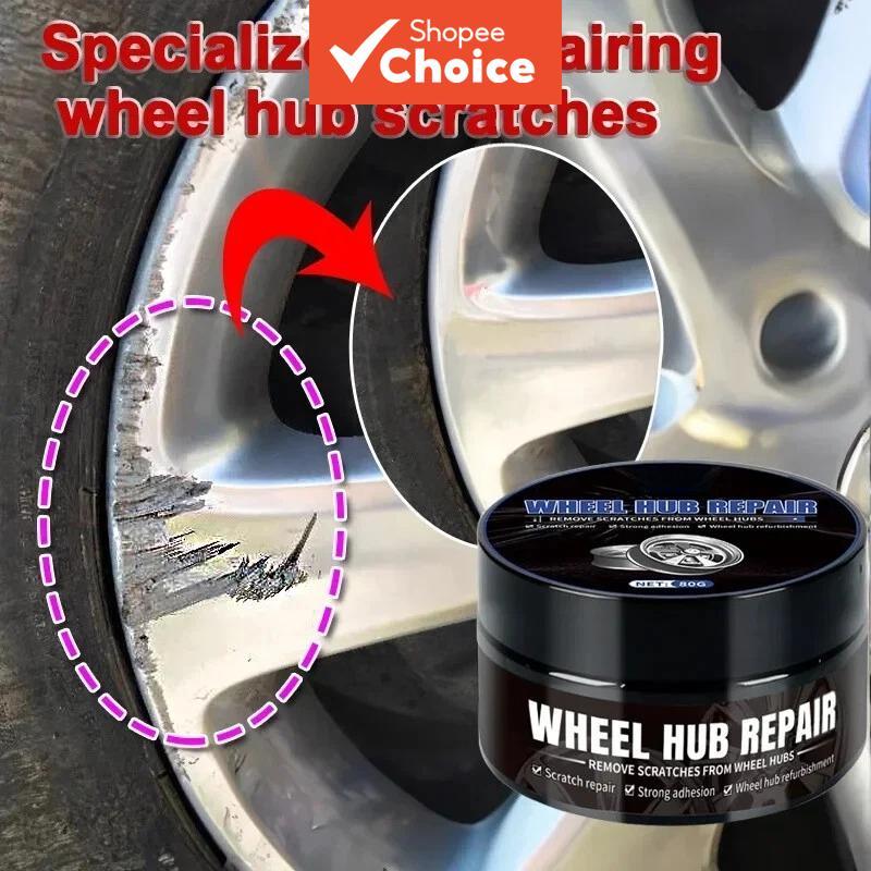  Pasta de Reparo de Arranhões em Rodas 50g – Disfarça Arranhões e Restaura o Brilho Original