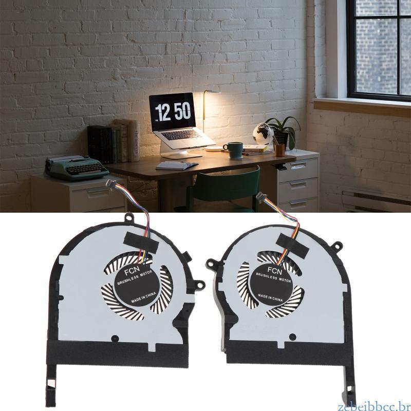 zebeibbcbr 2 Pcs Laptop CPU GPU Ventiladores Radaitor Para FX504 TUF FX504G FX504GE