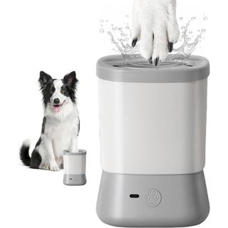 Limpador Elétrico De Pata De Cachorro Para Cães , Lavadora Automática Pé De 2 Velocidades Animais De Estimação De Pequen