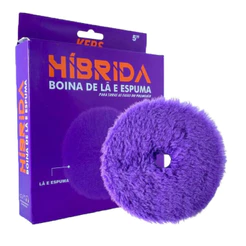 Boina Híbrida Em Lã E Espuma 5 Polegadas Kers Corte Refino e Lustro