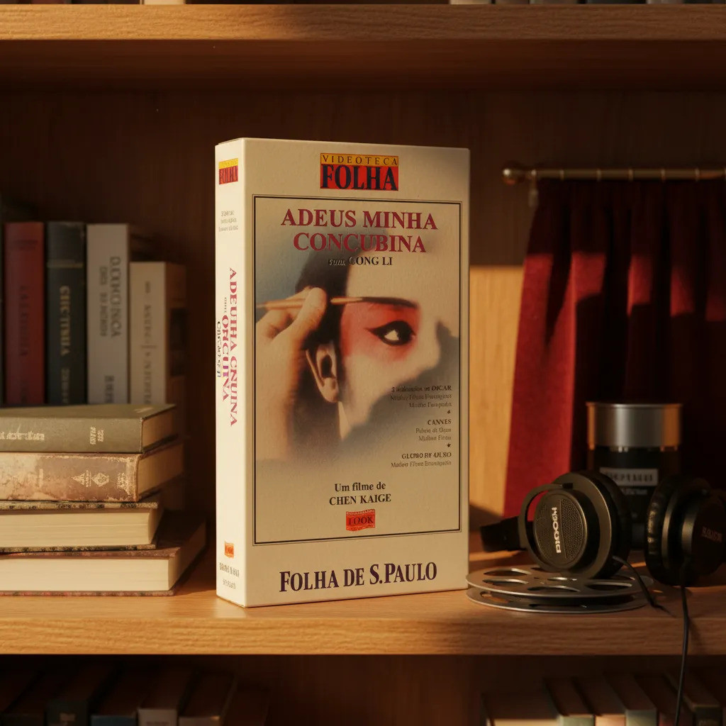 Fita Vhs Adeus Minha Concubina Vídeo Teca Original