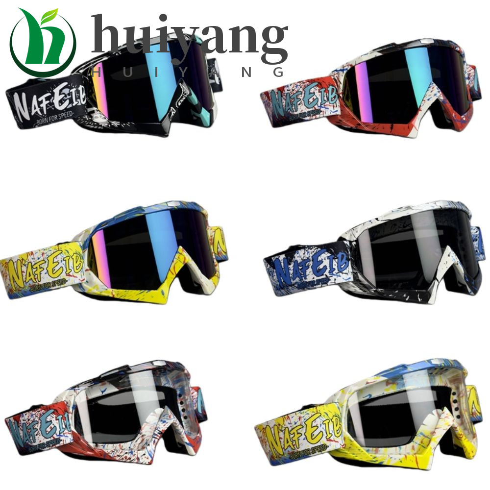 Óculos HUIYANG ATV , De Esqui Para Mountain Bike À Prova De Poeira Anti-Areia UV400 Motocicleta MX