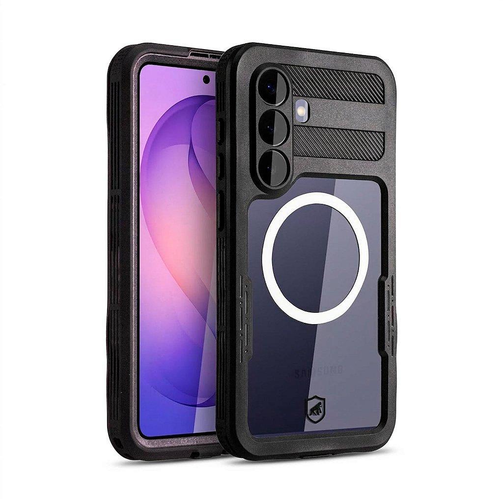 Capa case capinha à Prova d'água Nautical MagSafepara Samsung Galaxy S26 - Transparente - Gshield