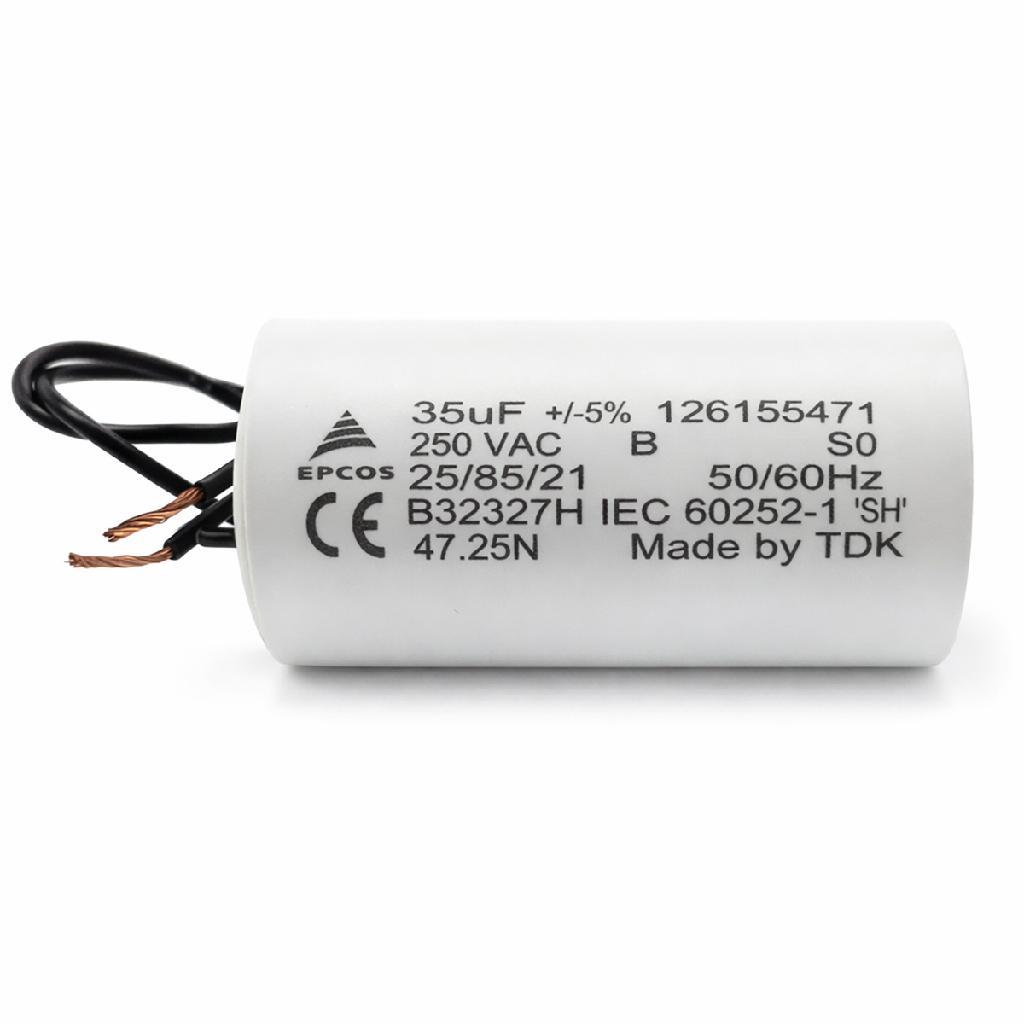 Capacitor 35uf 250vac Motor Ventilador Ar Condicionado