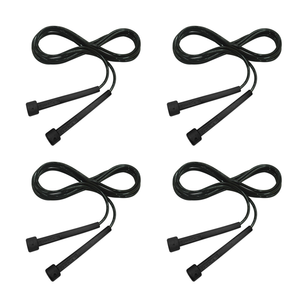 Kit com 4 Cordas de Pular Muvin Basics Ajustável Treino Funcional
