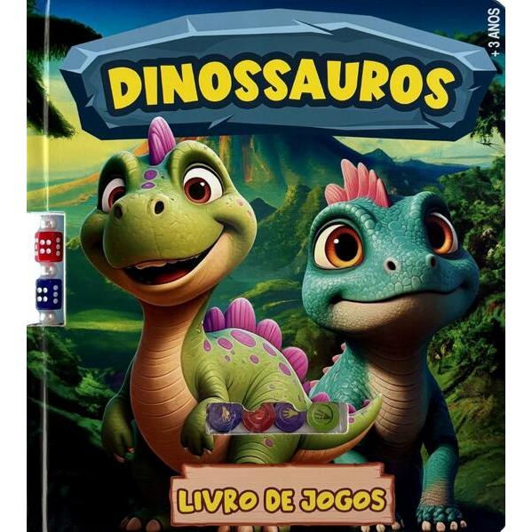 Livro de Jogos Dinassauros - Capa Dura em Oferta na Shopee