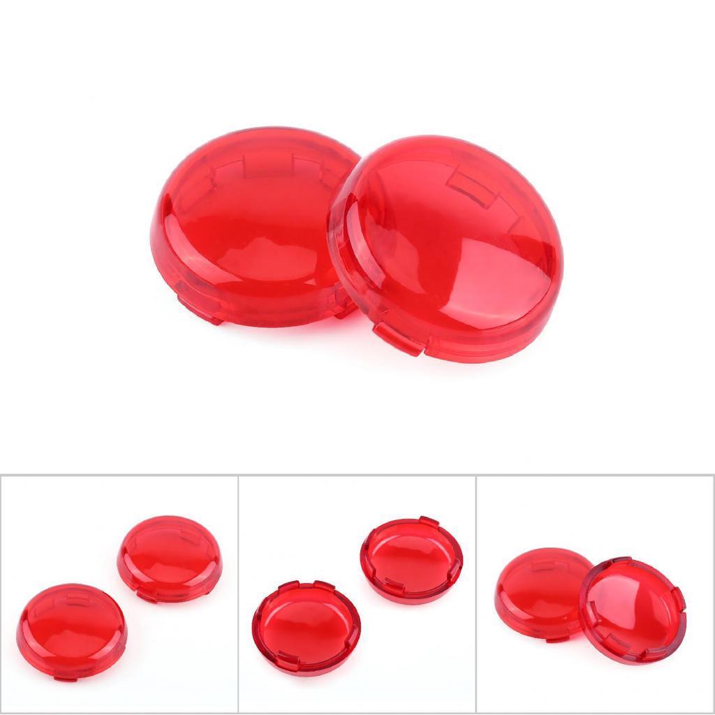 Tampa da lente da luz do sinal de volta da motocicleta par estável e resistente kit completo 3 cores apto para 1986-15
