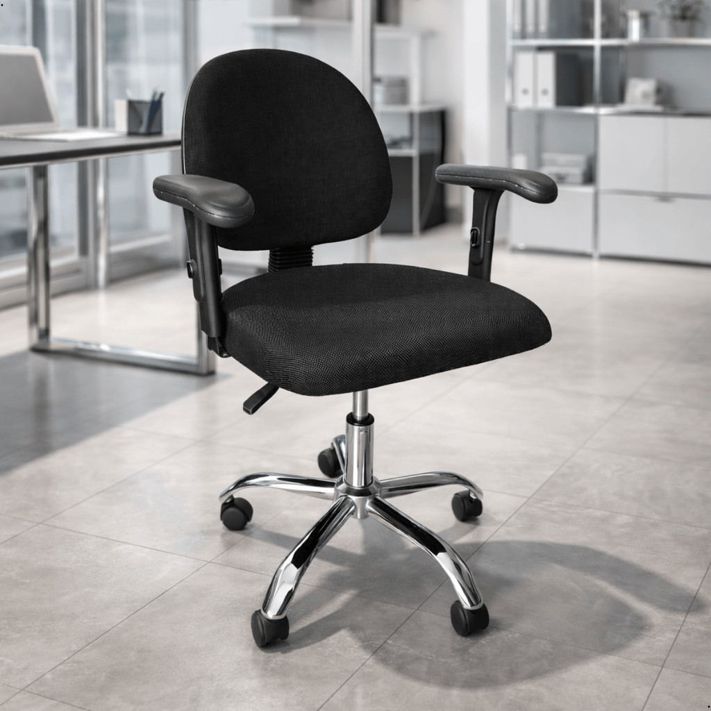 Cadeira Executiva Laizz Escritório Ergonômica Sofisticada Braços Reguláveis Ajustável