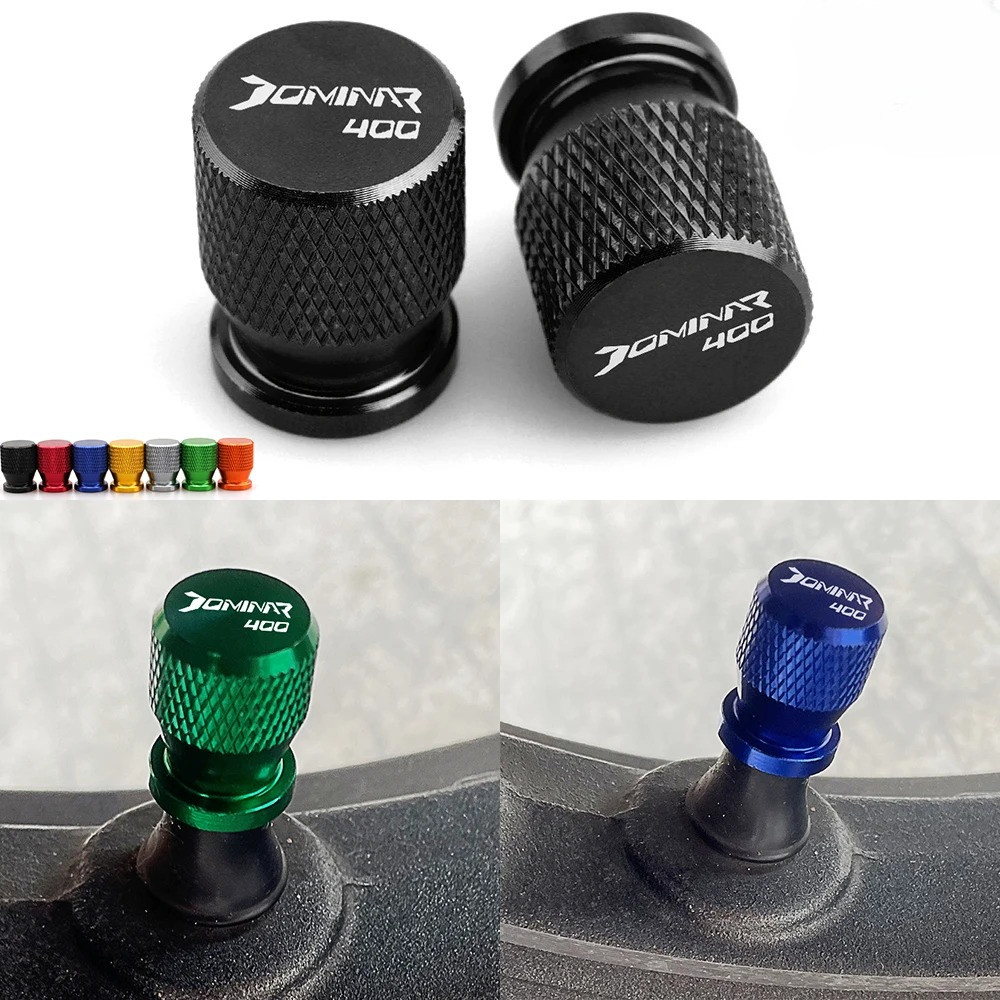 Acessórios Da Motocicleta CNC Tampa Válvula Do Pneu Roda De Alumínio Porta Ar Logotipo Para Bajaj Dominar 400 Touring 20