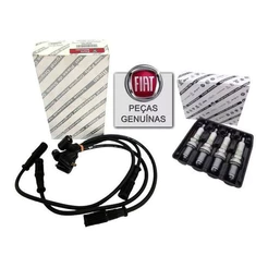 Kit De Velas + Cabos Original Fiat Fire Fiorino Palio Siena