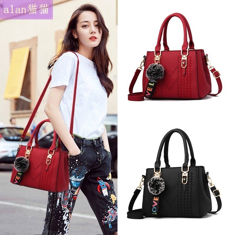 2018 novo estilo de um ombro bolsa feminina europeia americana moda PU bolsa feminina senhoras bolsa feminina bolsas sen
