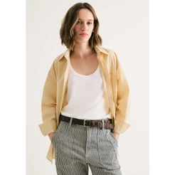 Camisa Feminina Oversized Manga Longa