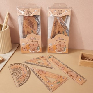 Kit 04 Régua de Capivara Fofa Papelaria Escritório De Material Escolar em Oferta na Shopee