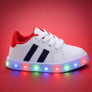 Sapato de Menino Infantil Masculino Com Luzes Coloridas Lançamento em Oferta na Shopee