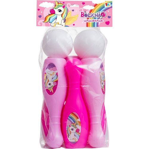 Jogo Infantil Boliche Unicórnio - 8 peças