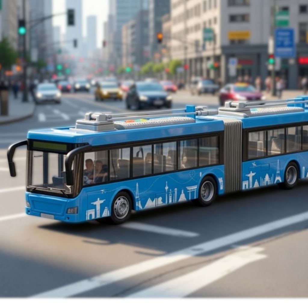 Carro Fricção Big Onibus Com Luz E Som 6166 Dm Toys Azul em Oferta na Shopee