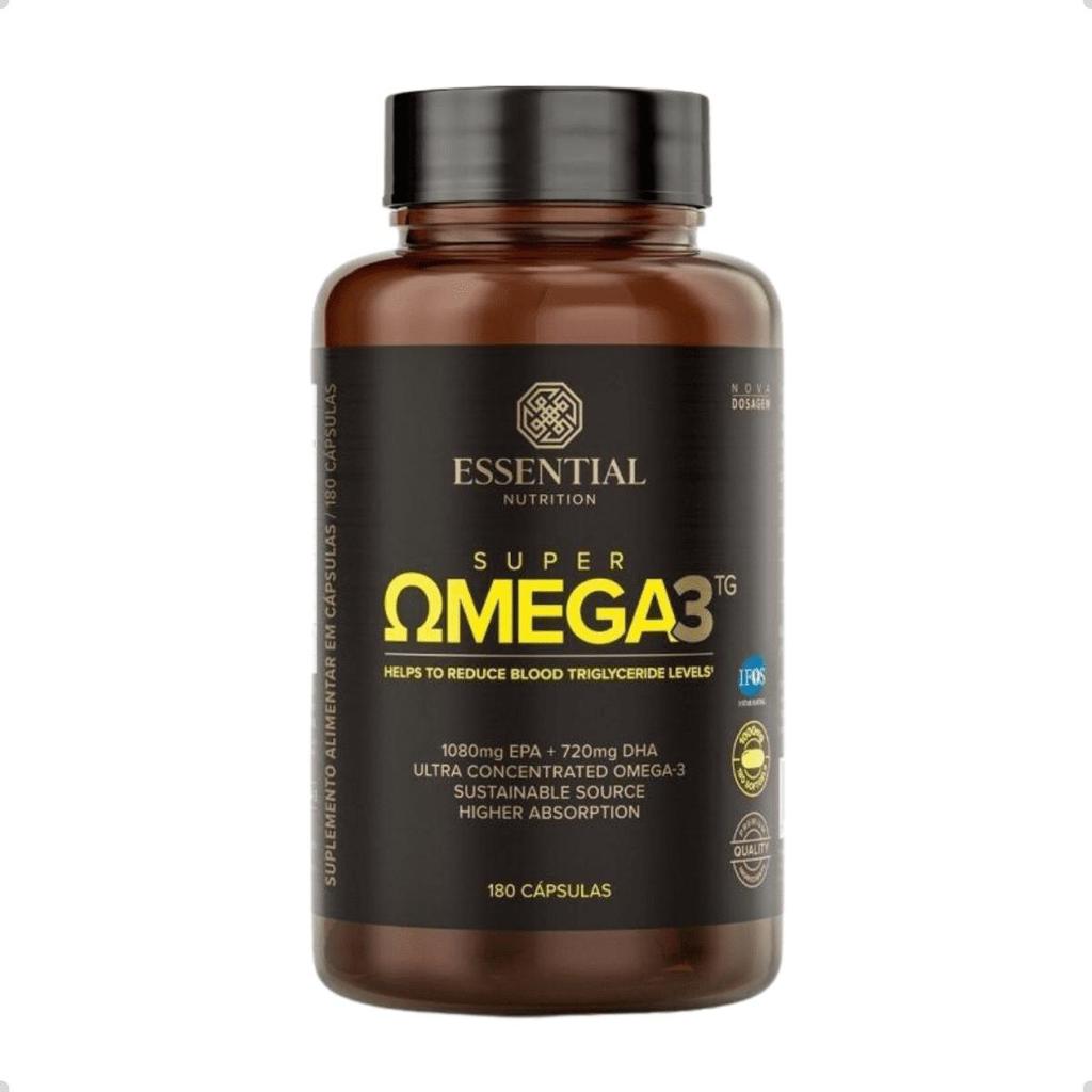 Super Ômega 3 Tg 1000mg 180 Cápsulas Essential Nutrition
