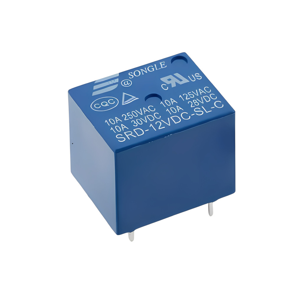 Rele 12v 10a 5 Terminais Songle