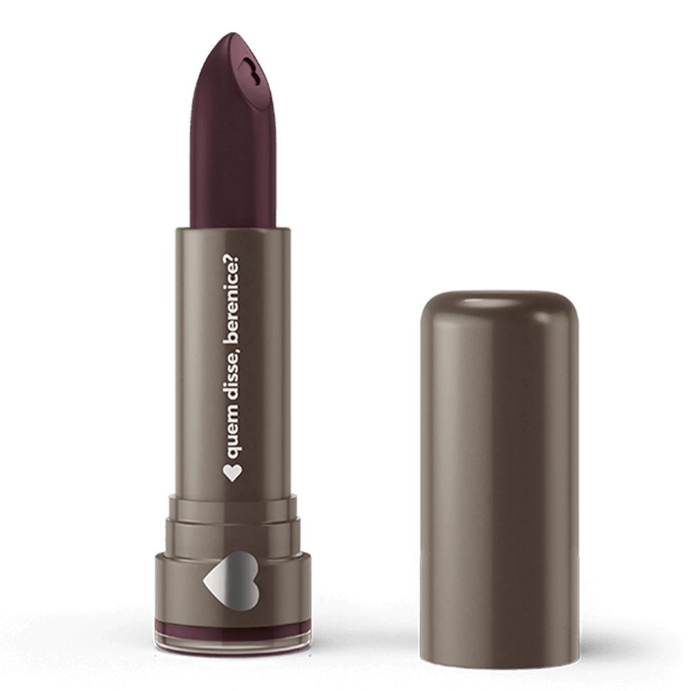 Quem disse, Berenice? Batom Mate Alta Pigmentação Vinho Vinhom 3,8g em Oferta na Shopee